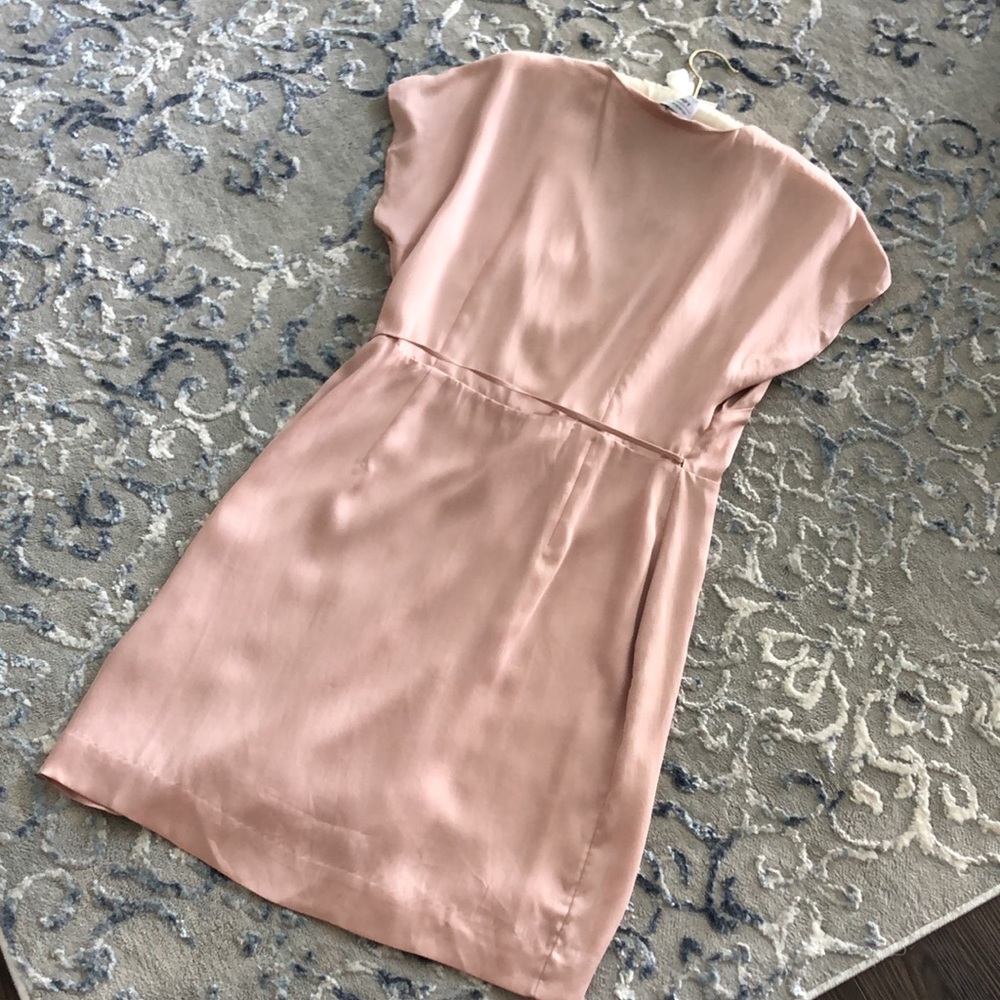 & Other Stories Sleeveless Wrap Dress Blush Pink 6 - Picture 6 of 6